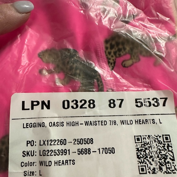 COPY - Fabletics Oasis PureLuxe High-Waisted 7/8 Legging Lg NIP - Picture 3 of 6